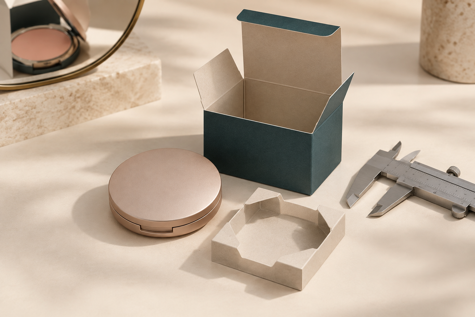 How to Package Blush Compacts Without Oversizing the Carton