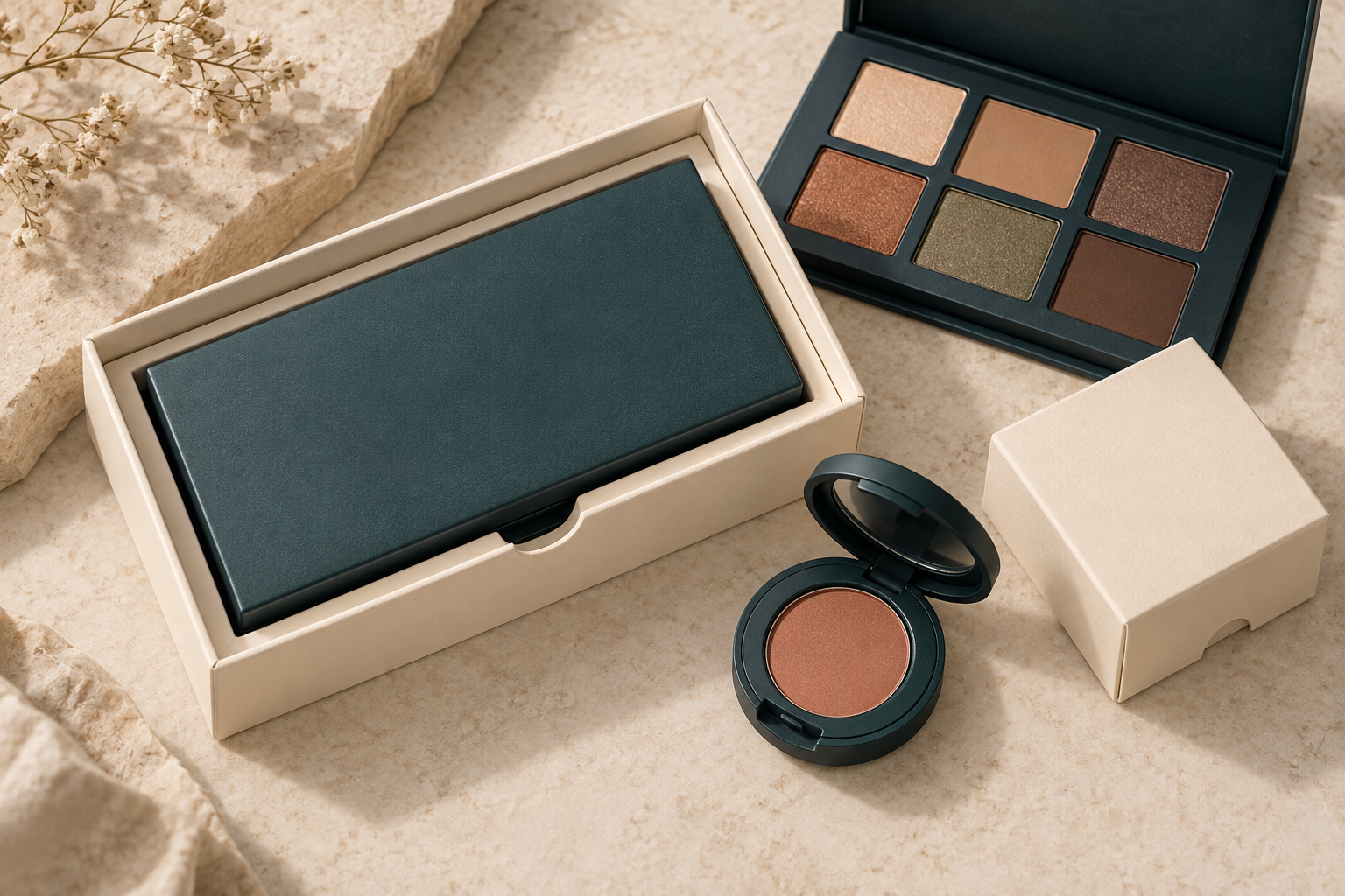 How to Package Eyeshadow Palettes, Singles, and Compacts