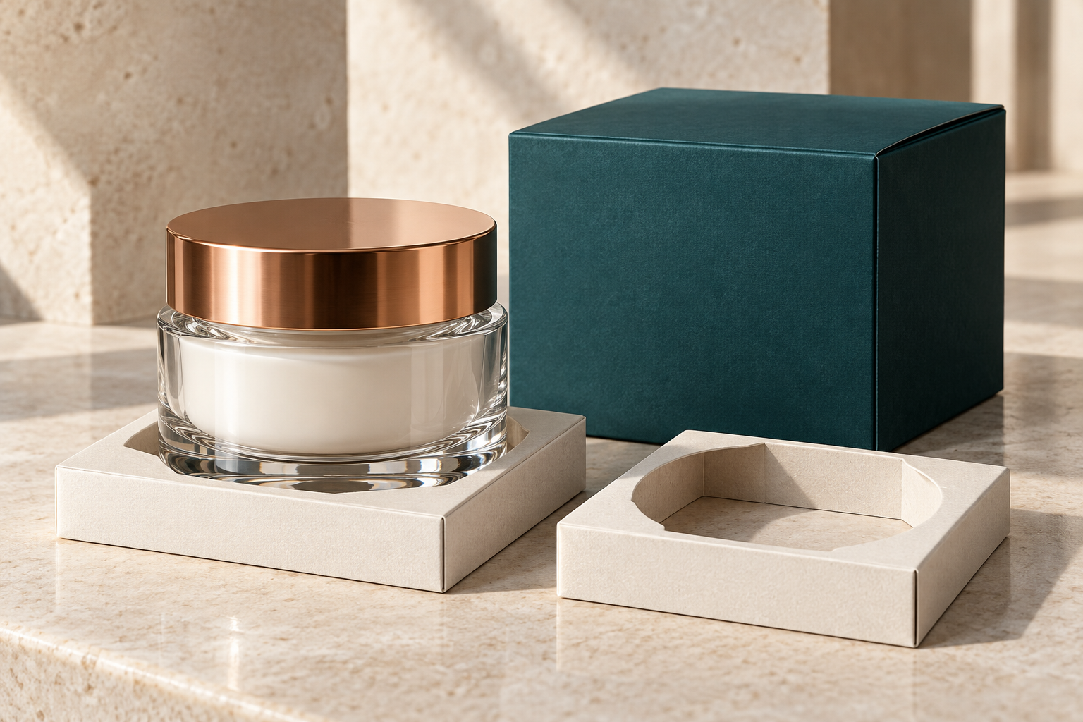 How to Package Glass Face-Cream Jars Without Oversizing the Carton
